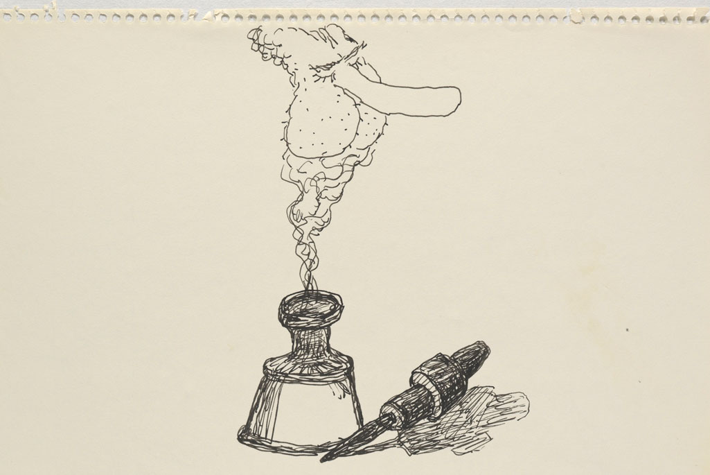 Philip Guston’s Nixon drawings are a lesson in satire