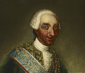 Charles III (detail; 1786–87), Francisco de Goya y Lucientes.