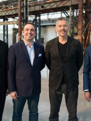Art Dusseldorf new co-owners Walter Gehlen, Marco Fazzone, Rene Kamm, Andreas Lohaus.