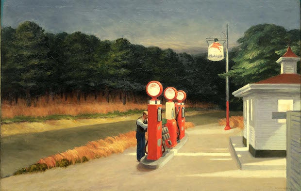 Gas (1940), Edward Hopper. Photo © 2016. Digital image, The Museum of Modern Art, New York/Scala, Florence