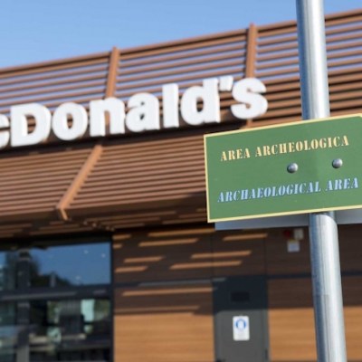 The McDonald's branch in Marino, Lazio