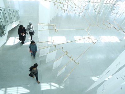 Hypothesis of a Tree (2016), Mariana Castillo Deball, at the Sharjah Biennial 2017.