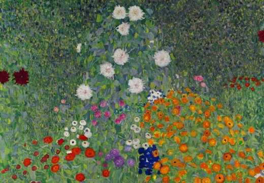 Bauerngarten (Blumengarten) (detail; 1907), Gustav Klimt. Sotheby's London, £48m