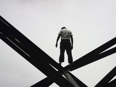 Mexico City suicide attempt (25 May, 1971), Enrique Metinides. Michael Hoppen Gallery, London