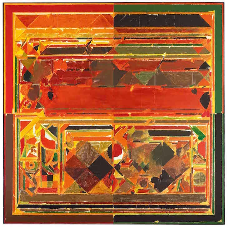  Saurashtra (1983), S.H. Raza. Kiran Nadar Museum of Art, Delhi