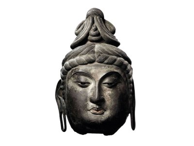 Head of Avalokiteshvara, Tang dynasty (618–906), dry lacquer, ht 67.8cm. Sotheby’s Hong Kong, estimate: HK$18m–HK$25m
