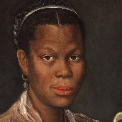 Portrait of an African woman holding a clock (detail) (c. 1585), Annibale Carracci. Tomasso Brothers, around £1m