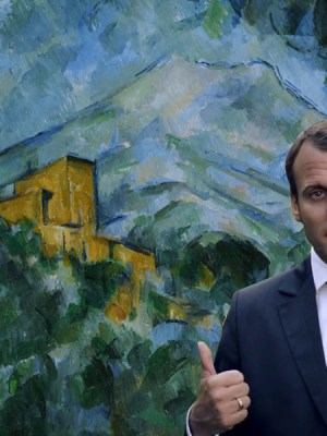 Macron à Mont-Sainte Victoire