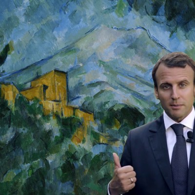 Macron à Mont-Sainte Victoire