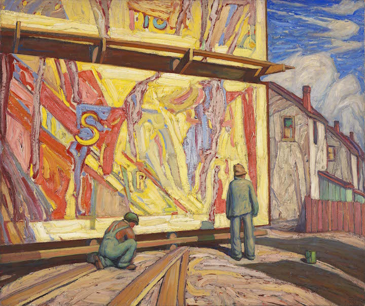 Billboard (Jazz) (1921), Lawren S. Harris. © Family of Lawren S. Harris, Photo: NGC