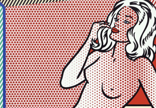 Nude Sunbathing (detail; 1995), Roy Lichtenstein.