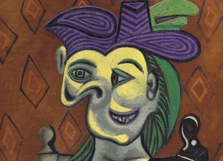 Femme assise, robe bleue (detail;1939), Pablo Picasso. Christie's New York, estimate: $35–$50m