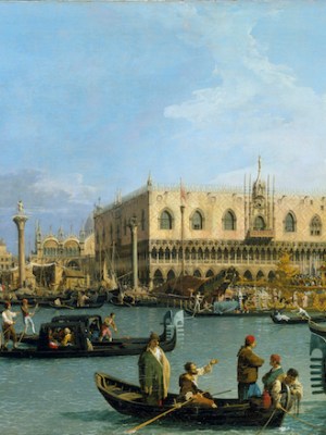 The Bacino di S. Marco on Ascension (c.1733-4), Canaletto. Royal Collection Trust/(c)Her Majesty Queen Elizabeth II 2016