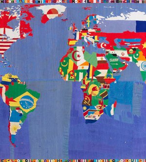 Mappa (1989-94), Alighiero Boetti. Courtesy Tornabuoni Art