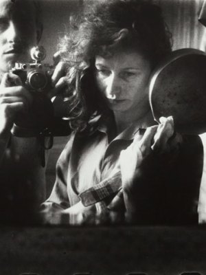 Self Portrait with Ata Kandó, Paris (1953), Ed van der Elsken
