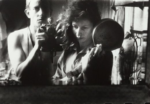 Self Portrait with Ata Kandó, Paris (1953), Ed van der Elsken