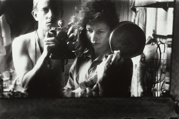 Self Portrait with Ata Kandó, Paris (1953), Ed van der Elsken