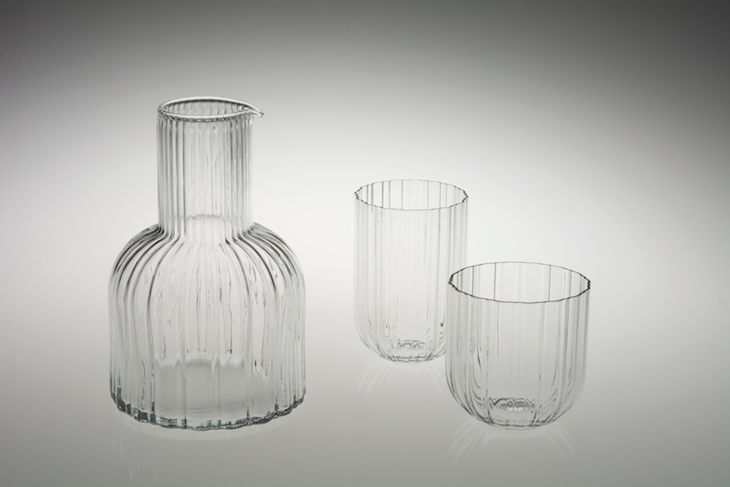 Jug and glasses for Ciga (1979), Massimo Vignelli for Venini & Co. Photo: Elizabeth Lamark