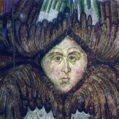 One of the hexapteryga (detail) in the pendentives of the Hagia Sophia, Istanbul, photo: Dumbarton Oaks