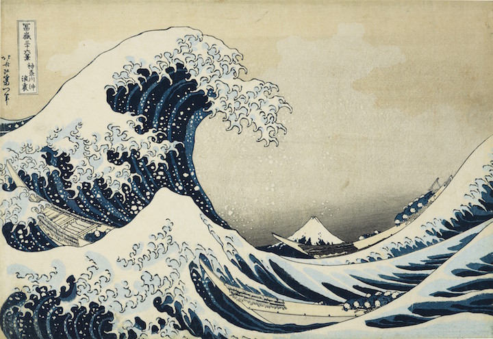 How Hokusai swept to fame