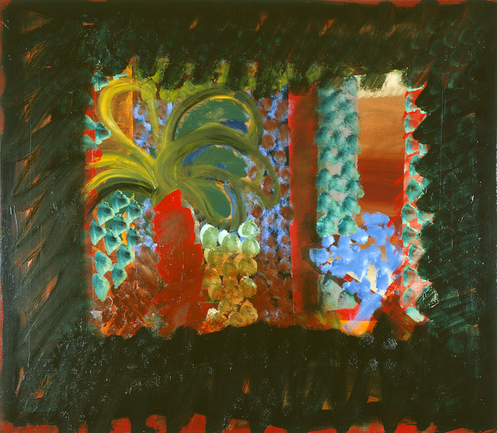 In the garden of the Bombay Museum (1978-82), Howard Hodgkin. © Howard Hodgkin, Courtesy the artist and Gagosian