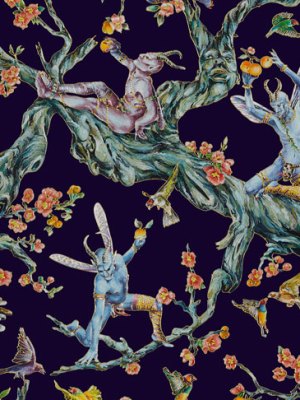 After A Midsummer Night's Dream (detail), by Raqib Shaw. © Raqib Shaw and the Whitworth, the University of Manchester