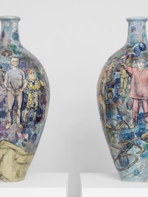 Matching Pair (2017), Grayson Perry. Photo: Robert Glowacki; courtesy the artist and Victoria Miro, London; © Grayson Perry