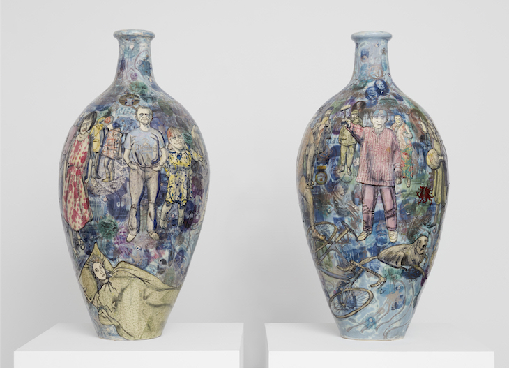 Matching Pair (2017), Grayson Perry. Photo: Robert Glowacki; courtesy the artist and Victoria Miro, London; © Grayson Perry