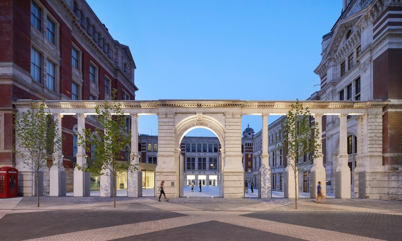 The Aston Webb Screen at the V&A Exhibition Road Quarter, designed by AL_A