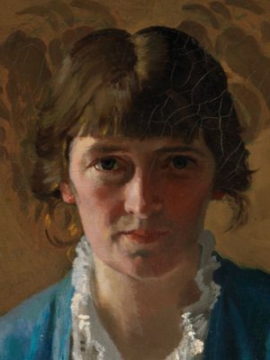 Self-portrait (detail; 1914), Margaret Clarke. © Artist’s Estate. Photo © National Gallery of Ireland. Photographer: Roy Hewson