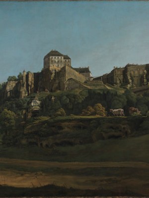 The Fortress of Königstein from the North (around 1756–58), Bernardo Bellotto. © The National Gallery, London