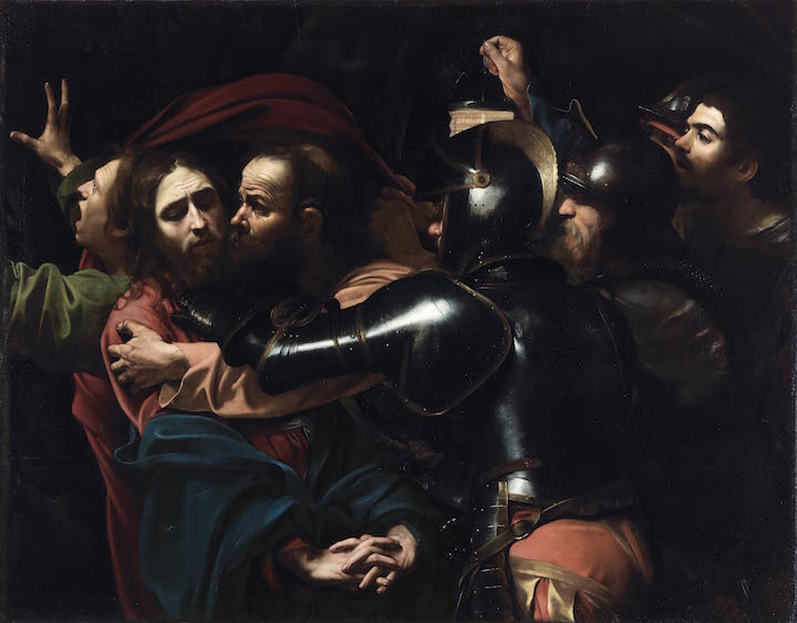 The Taking of Christ (1602), Michelangelo Merisi da Caravaggio. © The National Gallery of Ireland, Dublin