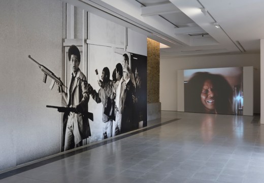 Installation view, 'Arthur Jafa: A Series of Utterly Improbable, Yet Extraordinary Renditions', Serpentine Sackler Gallery, London.