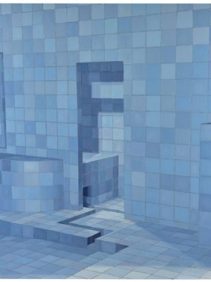 Blue Sauna (2003), Adriana Varejão. Sotheby's London: estimate £400,000–£600,000