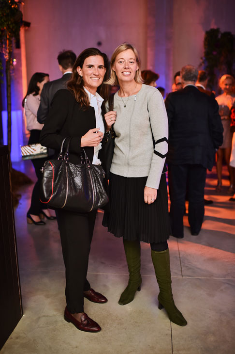 Franziska Kunz and Mary Findlay at the Apollo 40 Under 40 Global launch party. © Nick Harvey