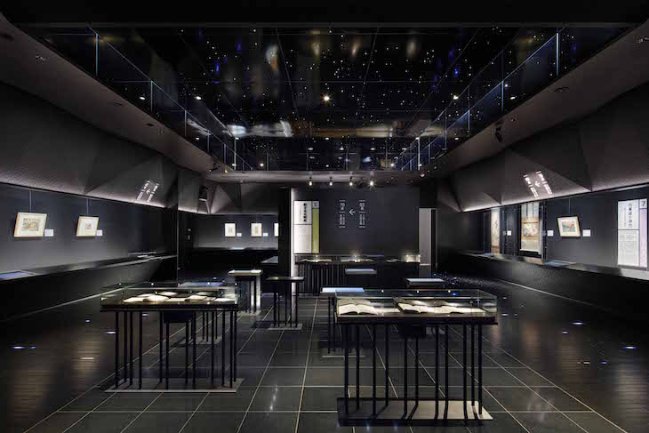 The permanent display in the Sumida Hokusai Museum traces Hokusai’s long career