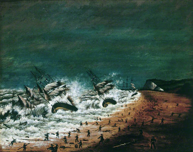 A Terrible Shipwreck (1870), T.L. Mourilyan. Compton Verney