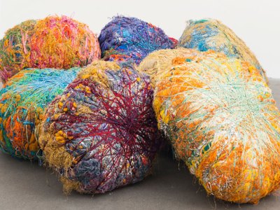 Grand Boules (2009), Sheila Hicks. © Sheila Hicks. Courtesy of Alison Jacques Gallery, London