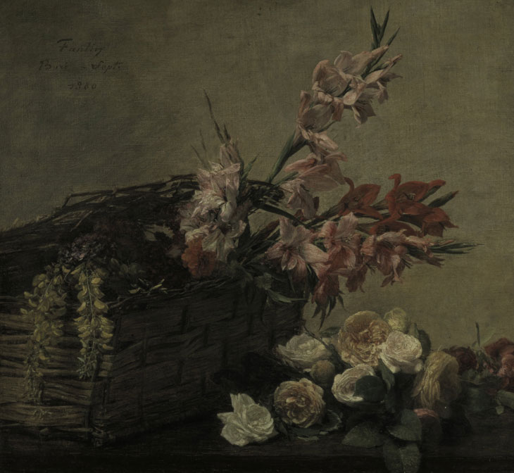 Gladioli and Roses (1880), Henri Fantin-Latour. Courtesy Guildhall Art Gallery