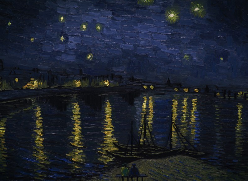 Starry night over the Rhone