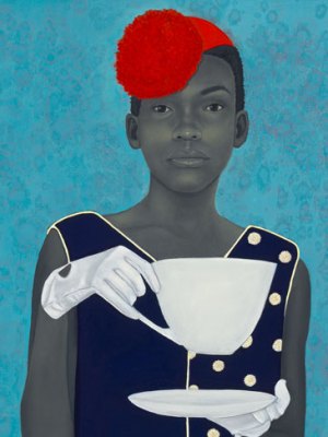 Miss Everything (Unsuppressed Deliverance) (detail; 2013), Amy Sherald. Frances and Burton Reifler. © Amy Sherald