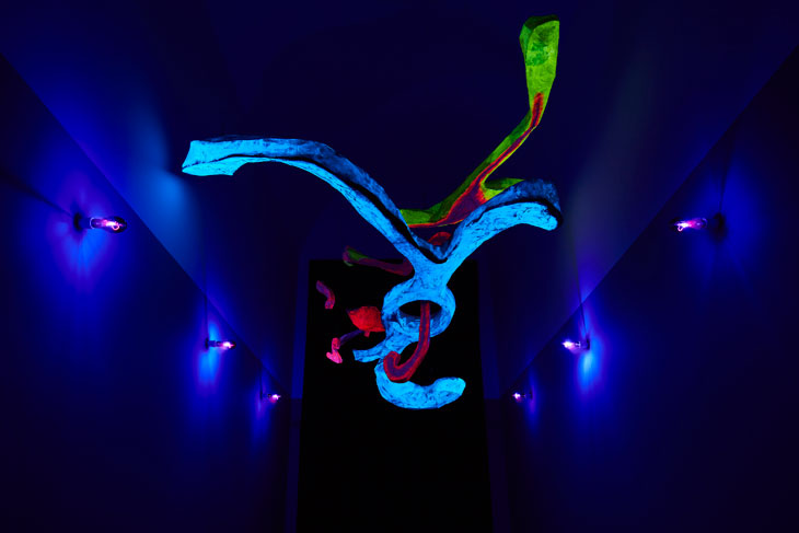 Space exploration with Lucio Fontana