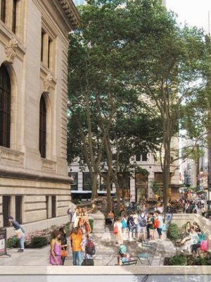 New York Public Library. Mecanoo with Beyer Blinder Belle