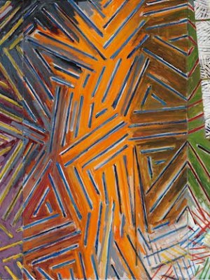 Between the Clock and the Bed (1981), Jasper Johns.