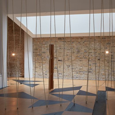 'Leonor Antunes: the frisson of the togetherness', installation view at the Whitechapel Gallery, London. Photo: Nick Ash
