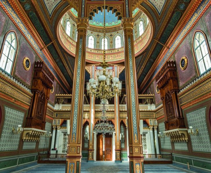 The interior of the Yildiz Hamidiye Mosque in Istanbul, commissioned by Abdulhamid II and completed in 1886, photo: Salvator Barki/Getty Images