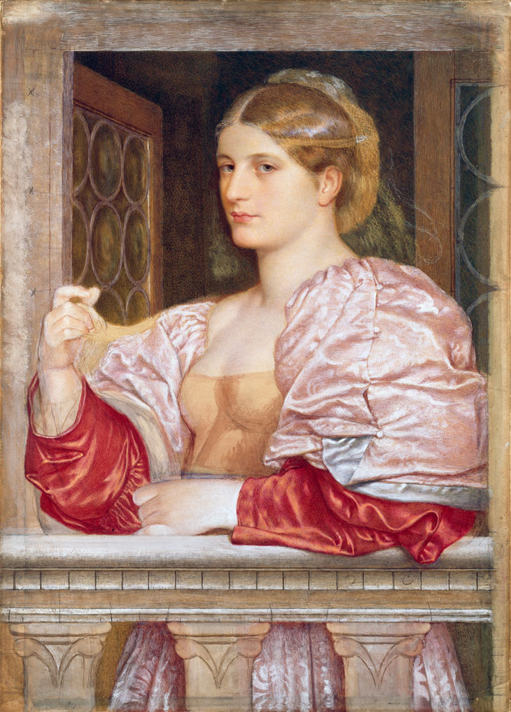 A Venetian Courtesan (1873–74), Frederic William Burton. Photo © National Gallery of Ireland