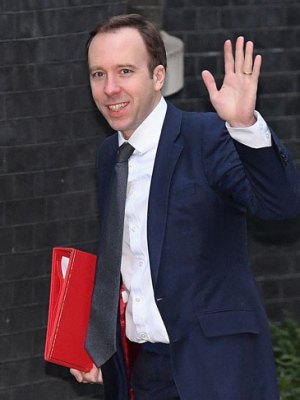 New UK Culture, Media and Sports Secretary Matt Hancock arriving at 10 Downing Street on 9 January 2018. Photo by Leon Neal/Getty Images