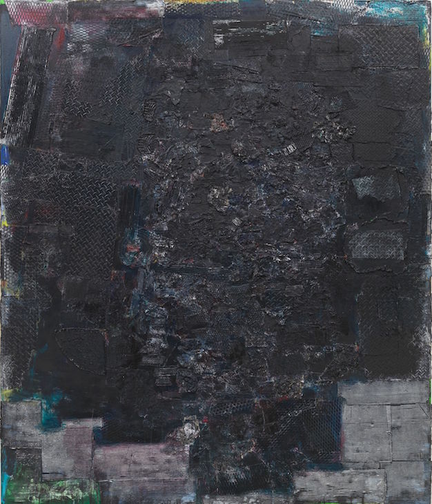 Black Monolith I, A Tribute to James Baldwin (1988), Jack Whitten.