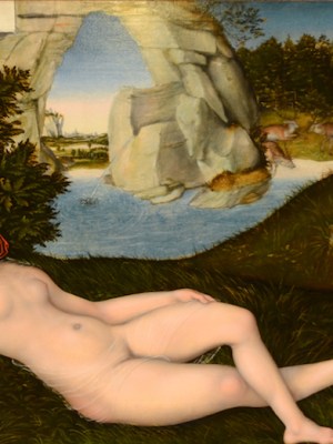 Nymph of the Spring (ca. 1540), Lucas Cranach the Younger. Courtesy of The San Diego Museum of Art